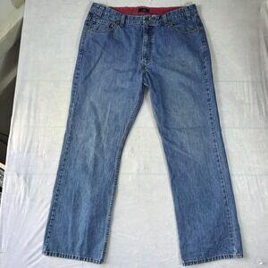 Dockers Mens Straight Leg Jeans Blue Denim Stretch 5-Pockets Comfort 38x32